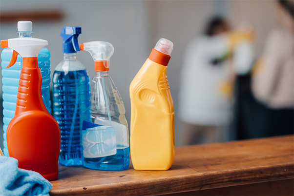 cleaning-products-on-table-aseq-ehaq-health-care-providers-mcs